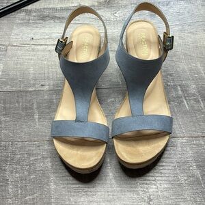 Kenneth Cole Reaction Card Wedge Espadrille Sandals